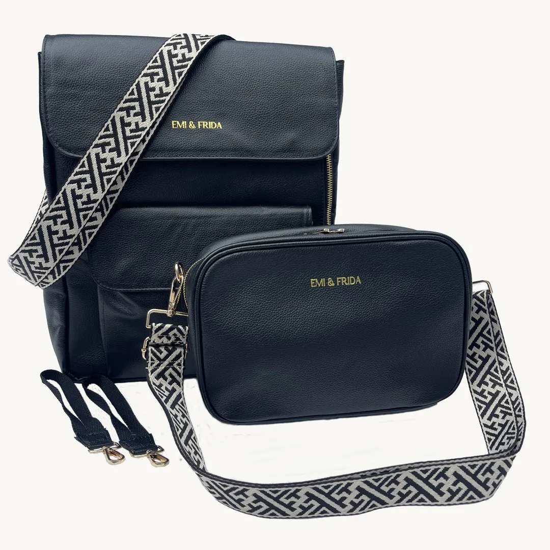 Pañaleras en cuero - Emi &Frida