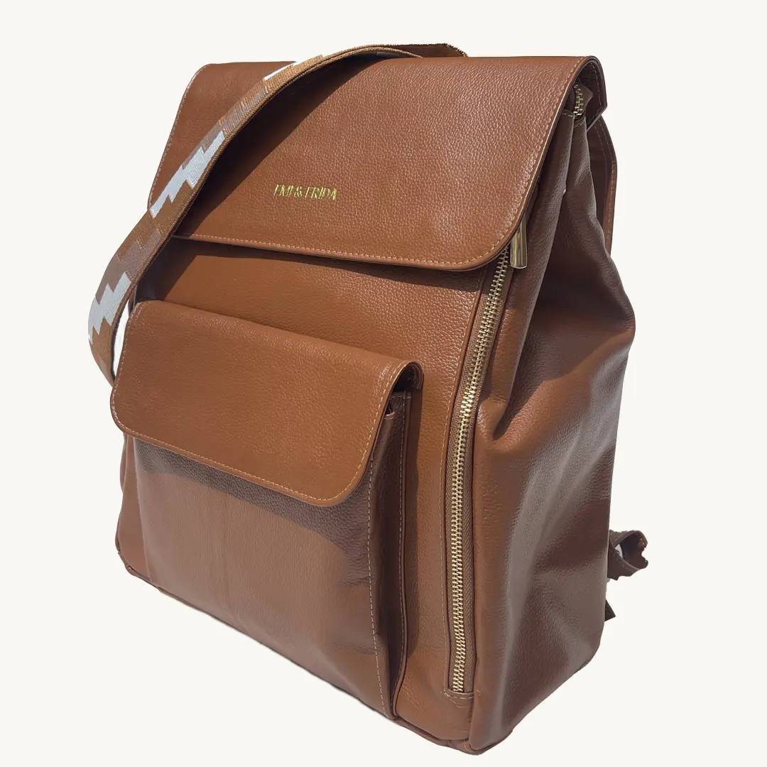 Pañalera de cuero - Emi &Frida